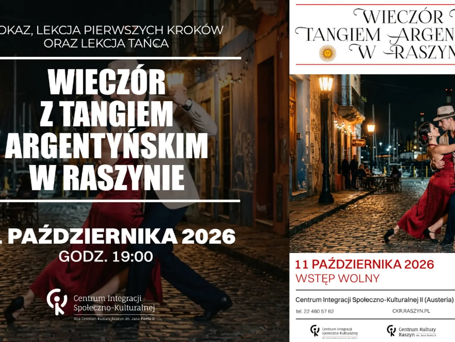 Wieczór z Tangiem Argentyńskim w Raszynie