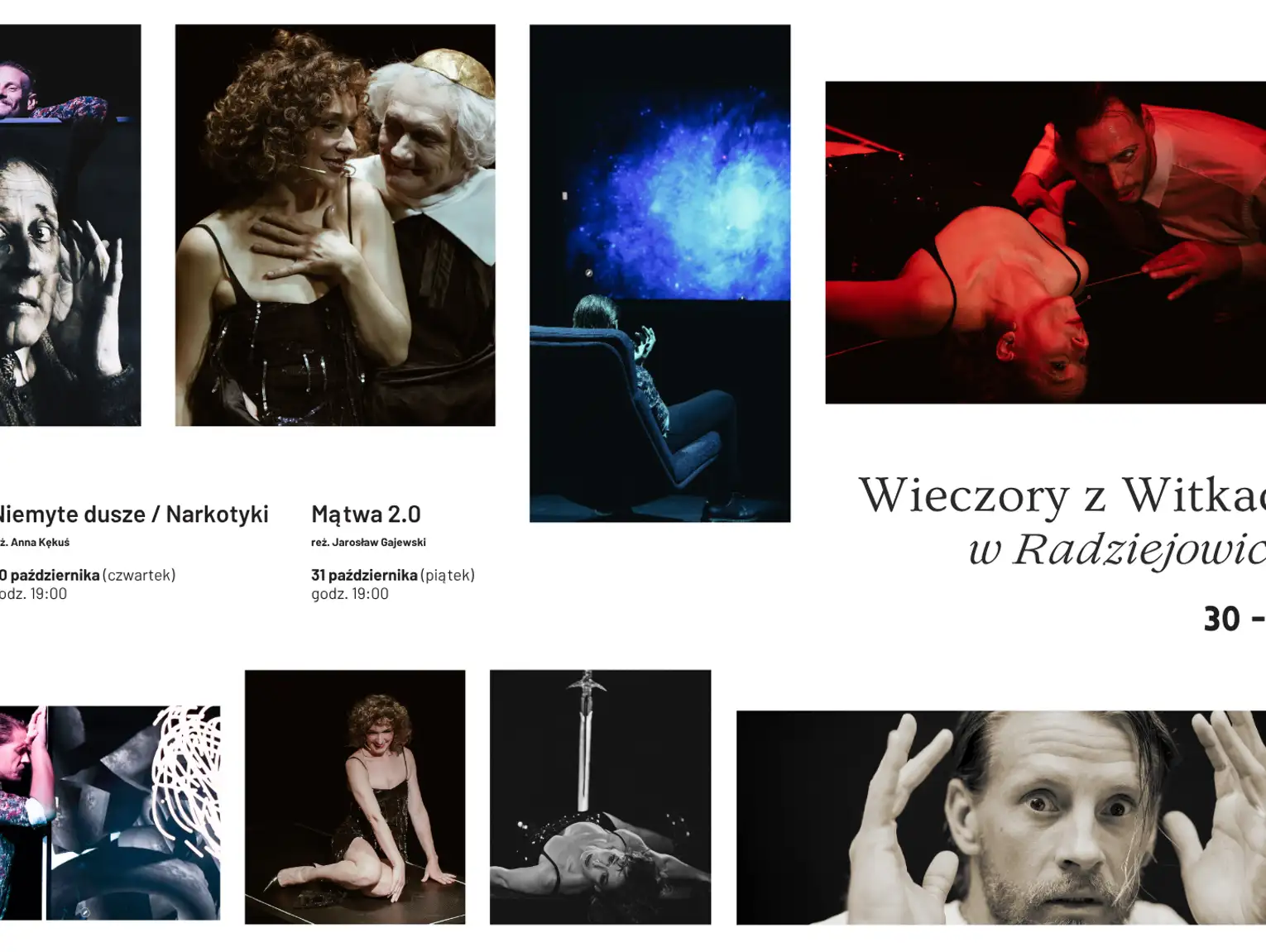 Wieczory z Witkacym w Radziejowicach – teatr, który prowokuje i zachwyca