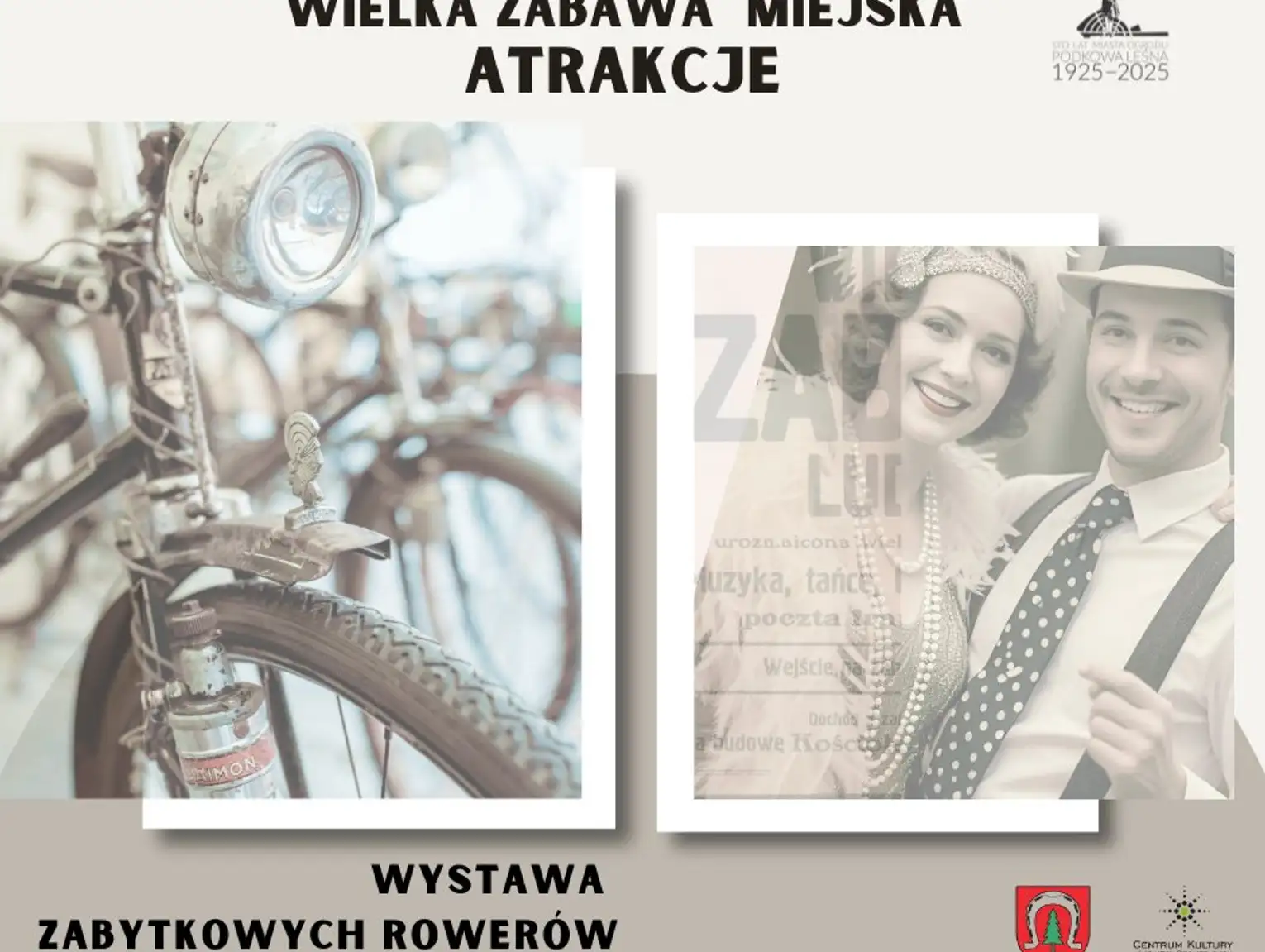 Wielka Zabawa Miejska – zapraszamy na wystawę zabytkowych rowerów!