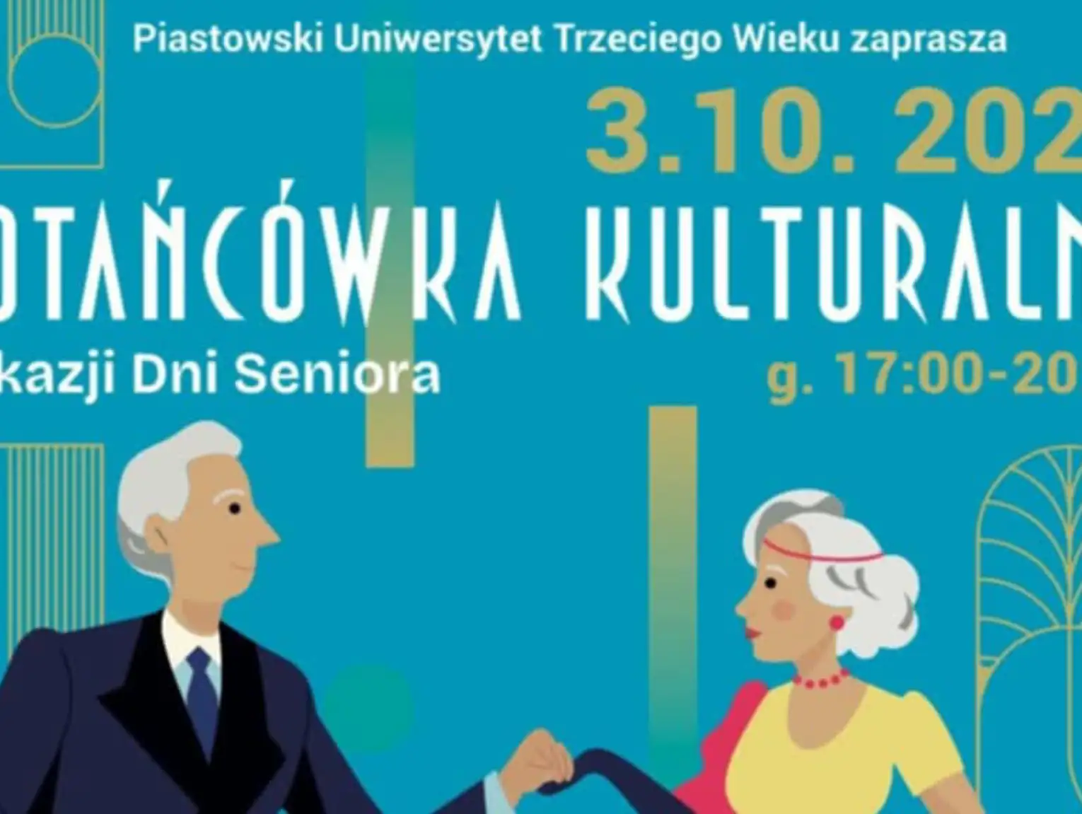 Zabawa taneczna Piastowskiego Uniwersytetu Trzeciego Wieku z okazji Dni Seniora