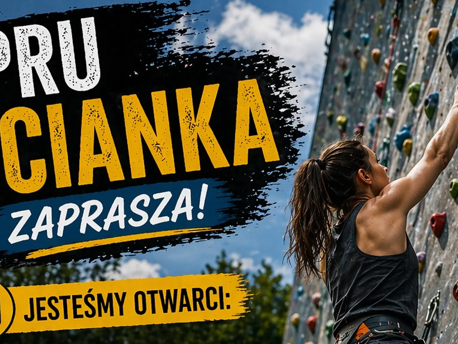 Zapraszamy na Ściankę Wspinaczkową