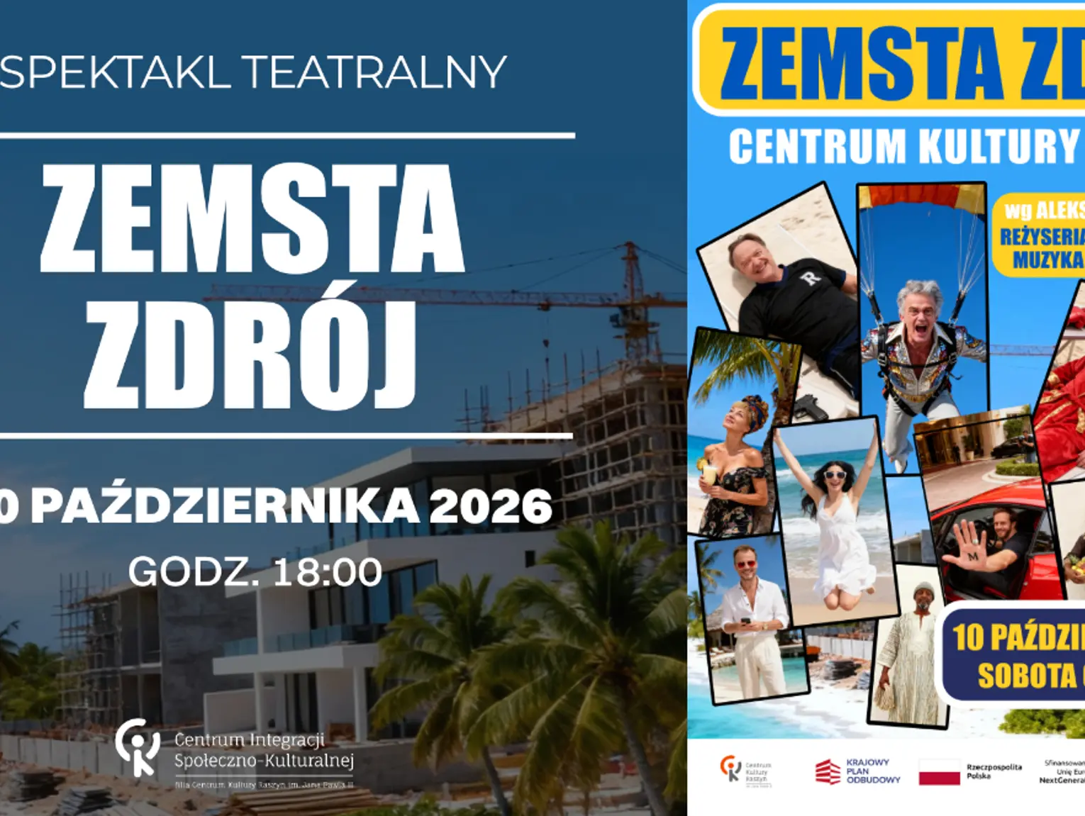 Zemsta Zdrój - Spektakl Teatralny w Raszynie