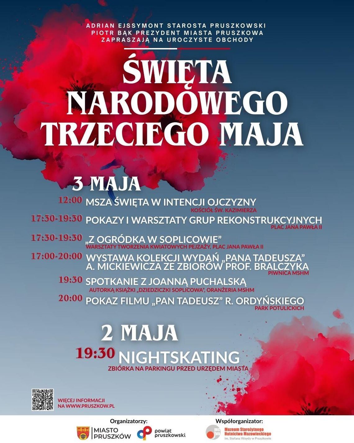 234. rocznica uchwalenia Konstytucji 3 Maja – program obchodów w Pruszkowie 234. rocznica uchwalenia Konstytucji 3 Maja – program obchodów w Pruszkowie