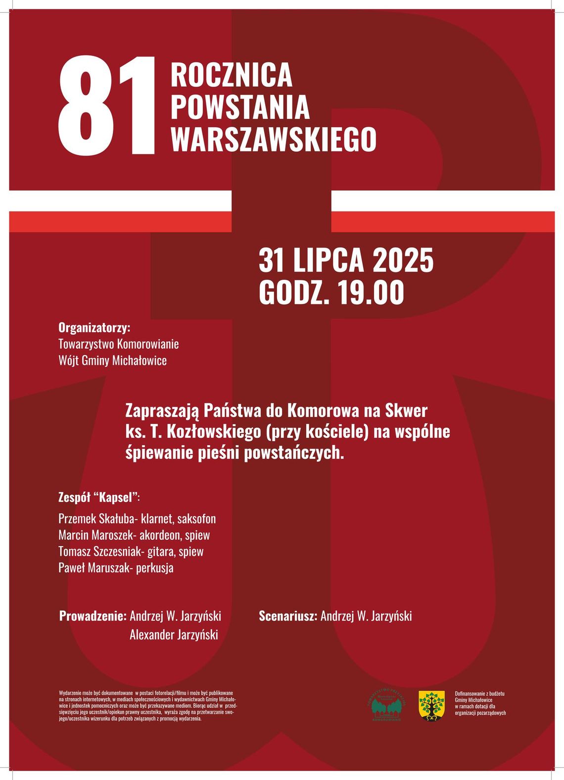 81. rocznica Powstania Warszawskiego w Komorowie 81. rocznica Powstania Warszawskiego w Komorowie