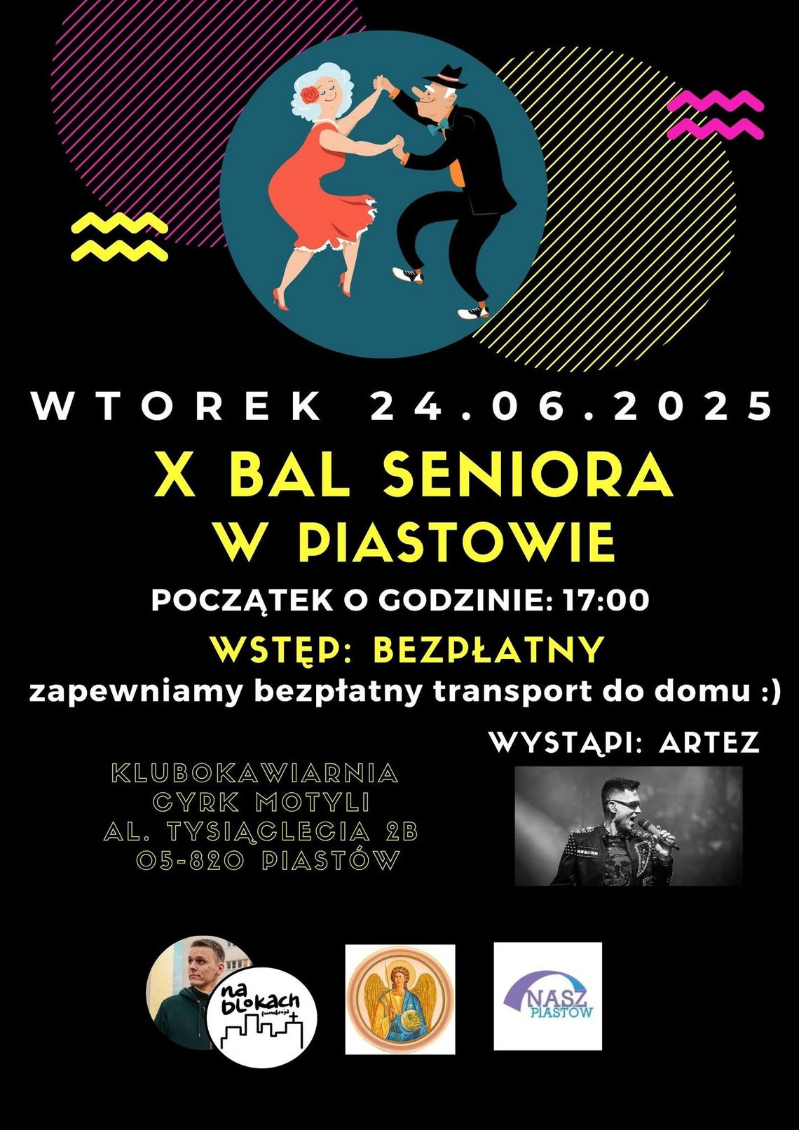 BAL SENIORA Z MUZYKĄ NA ŻYWO!!! BAL SENIORA Z MUZYKĄ NA ŻYWO!!!