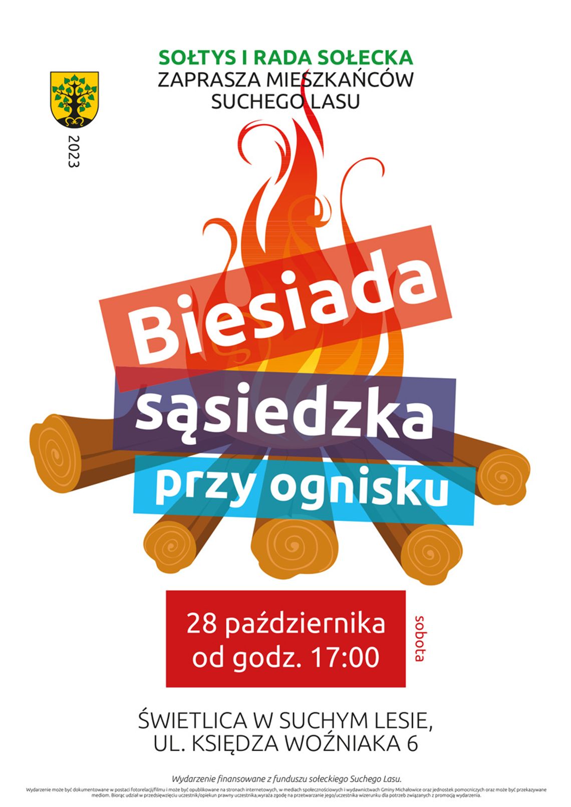 Biesiada sąsiedzka przy ognisku - Suchy Las Biesiada sąsiedzka przy ognisku - Suchy Las