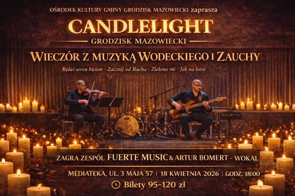 CandleLight – Wieczór z muzyką Wodeckiego i Zauchy
