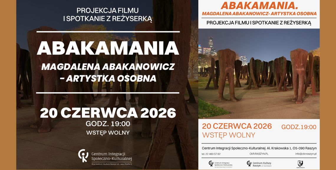 Darmowa projekcja filmowa o Magdalenie Abakanowicz w Raszynie! Darmowa projekcja filmowa o Magdalenie Abakanowicz w Raszynie!