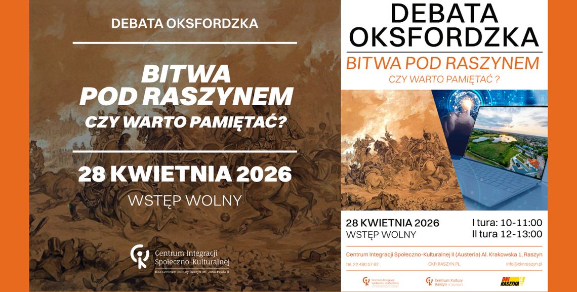 Debata oxfordzka: „Bitwa pod Raszynem – czy warto pamiętać?”