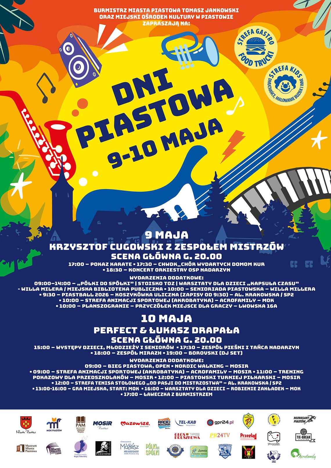 Dni Piastowa 2026 - Koncerty Grzegorz Cugowski, Perfect & Łukasz Drapała