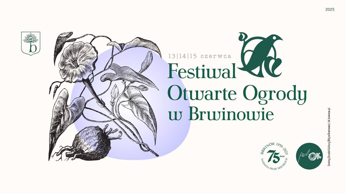 Festiwal Otwarte Ogrody w Brwinowie - PROGRAM FESTIWALU Festiwal Otwarte Ogrody w Brwinowie - PROGRAM FESTIWALU