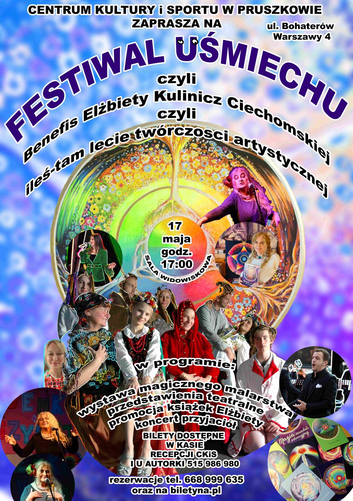 Festiwal Uśmiechu, czyli benefis Elżbiety Kulinicz (vel Ciechomskiej) Festiwal Uśmiechu, czyli benefis Elżbiety Kulinicz (vel Ciechomskiej)