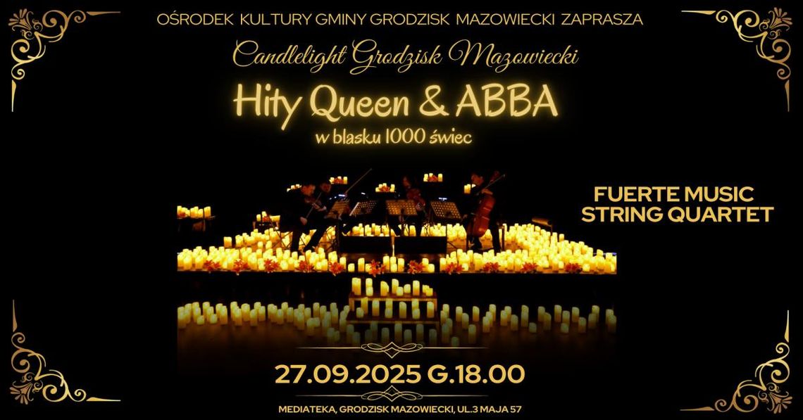 Hity Queen & ABBA - w blasku 1000 świec - koncert zespołu Fuerte Hity Queen & ABBA - w blasku 1000 świec - koncert zespołu Fuerte