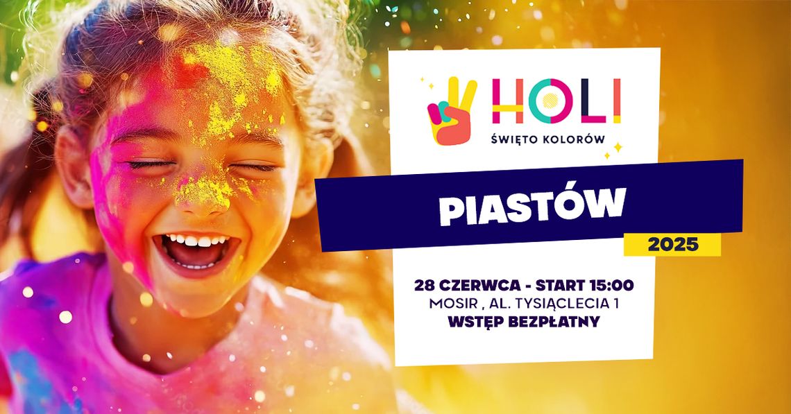 Holi Święto Kolorów – oficjalna trasa 2025 zawita do Piastowa Holi Święto Kolorów – oficjalna trasa 2025 zawita do Piastowa