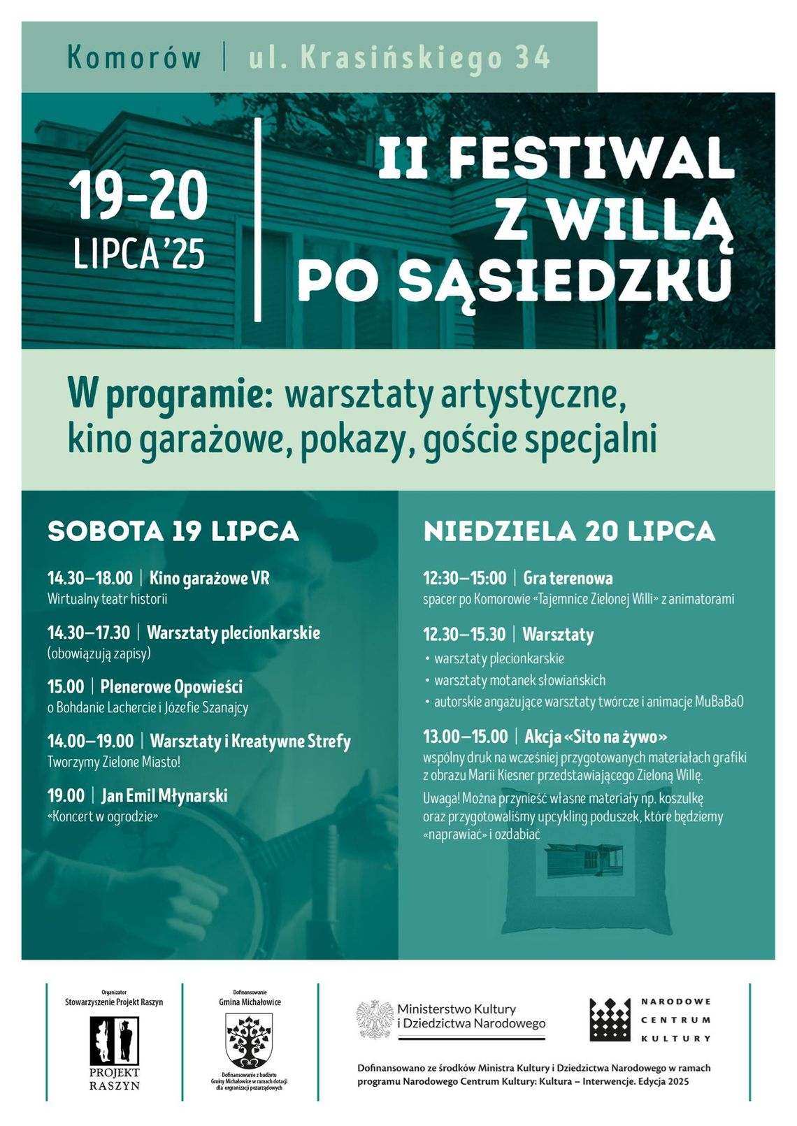 II Festiwal z Willą po sąsiedzku w Komorowie gmina Michałowice II Festiwal z Willą po sąsiedzku w Komorowie gmina Michałowice