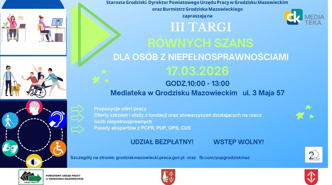 III Targi Równych Szans dla Osób z Niepełnosprawnościami