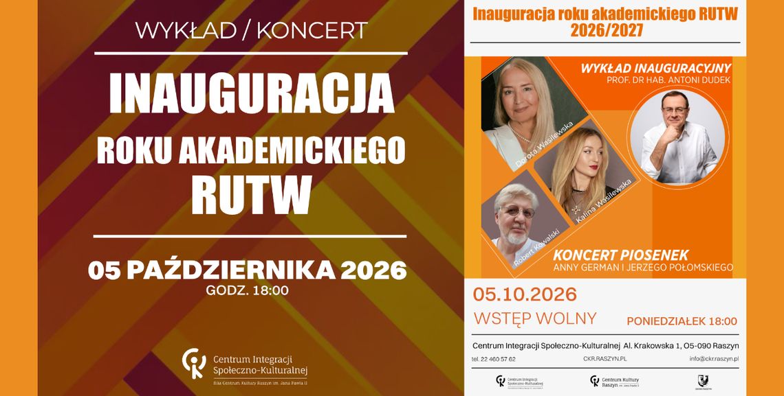 Inauguracja roku akademickiego Raszyńskiego Uniwersytety Trzeciego Wieku Inauguracja roku akademickiego Raszyńskiego Uniwersytety Trzeciego Wieku