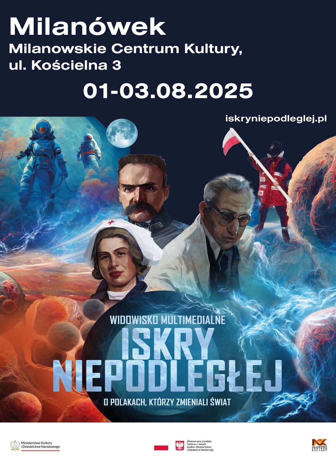 ISKRY NIEPODLEGŁEJ - Widowisko multimedialne w Milanówku ISKRY NIEPODLEGŁEJ - Widowisko multimedialne w Milanówku
