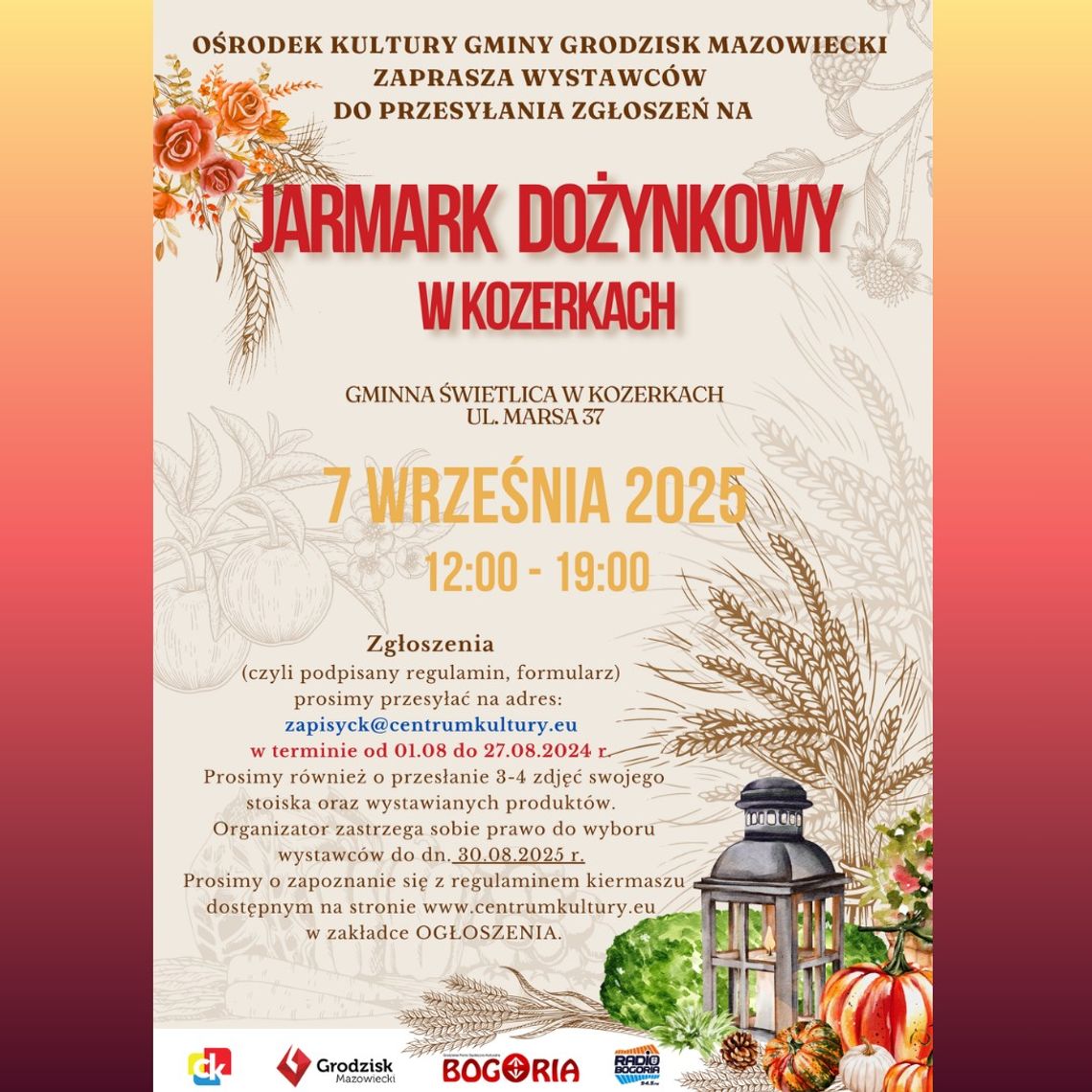 Jarmark Dożynkowy w Kozerkach