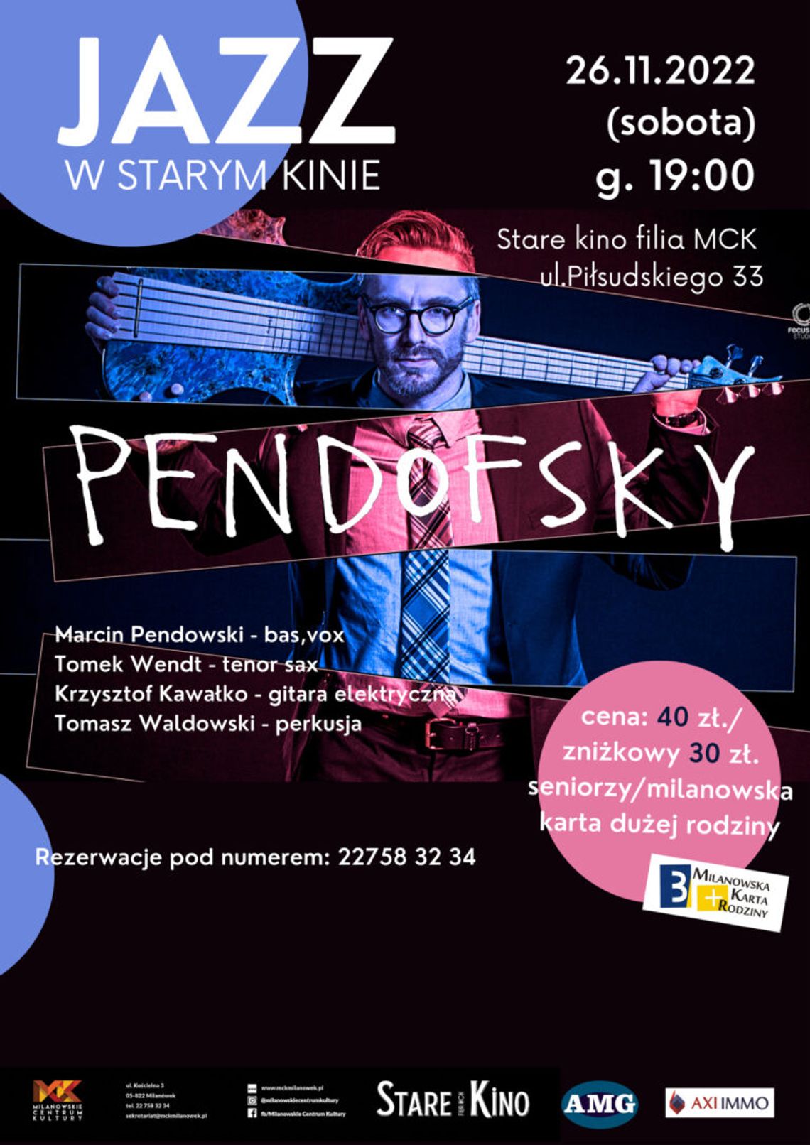 Jazz w Starym Kinie: PENDOFSKY Jazz w Starym Kinie: PENDOFSKY