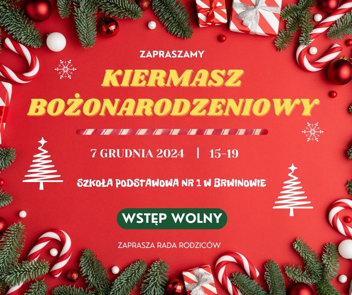 Kiermasz Bozonarodzeniowy w Brwinowie