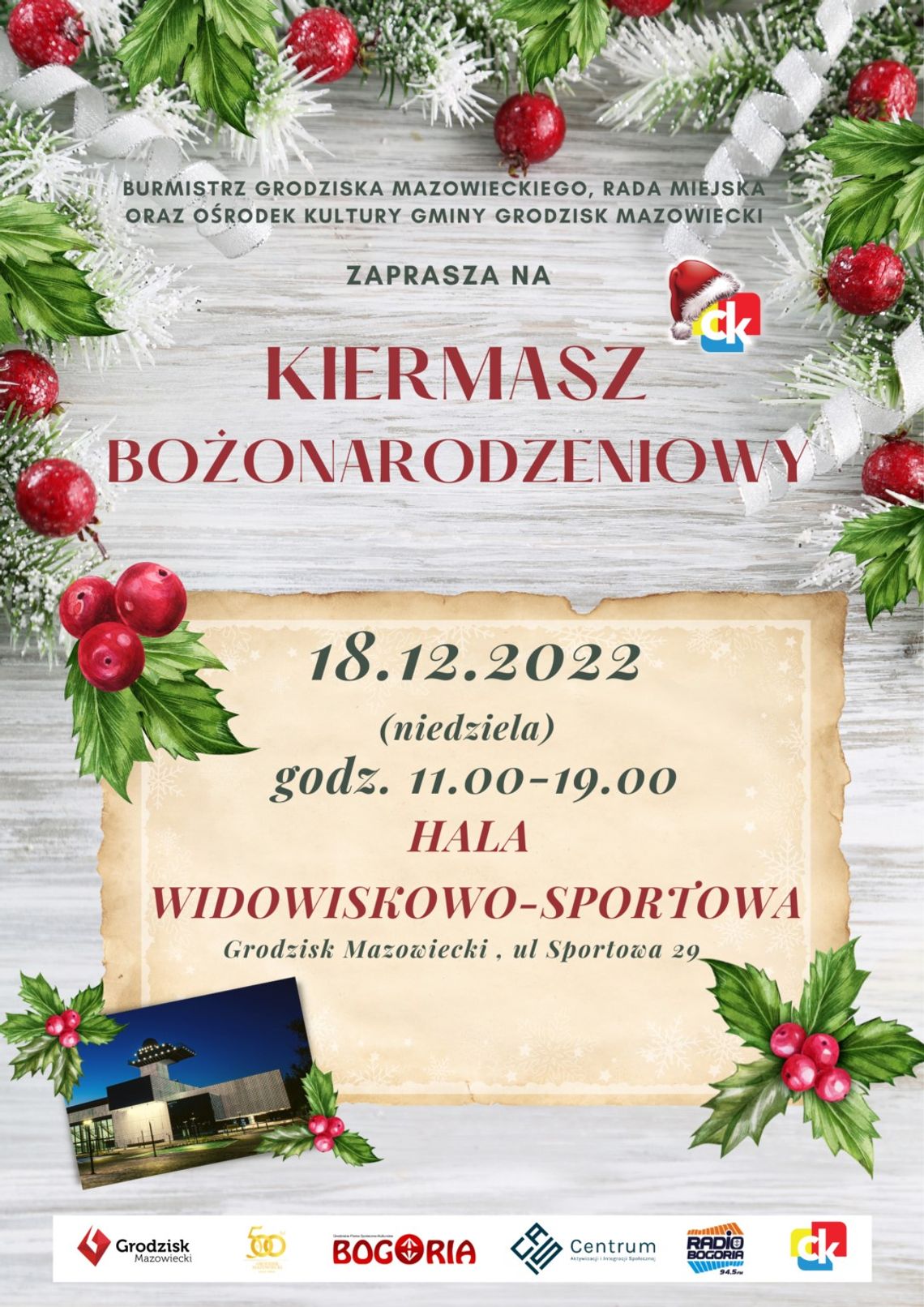 Kiermasz Bożonarodzeniowy w Grodzisku Mazowieckim Kiermasz Bożonarodzeniowy w Grodzisku Mazowieckim