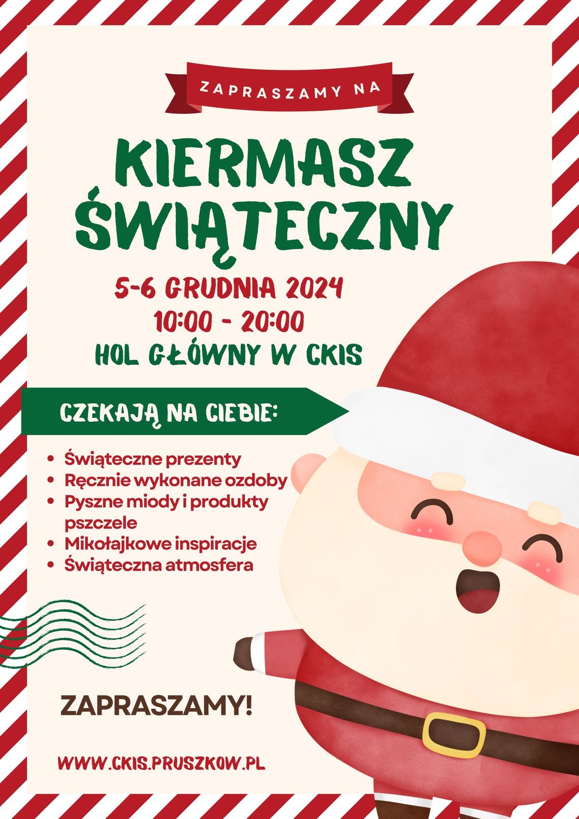 Kiermasz Świąteczny w Centrum Kultury i Sportu w Pruszkowie