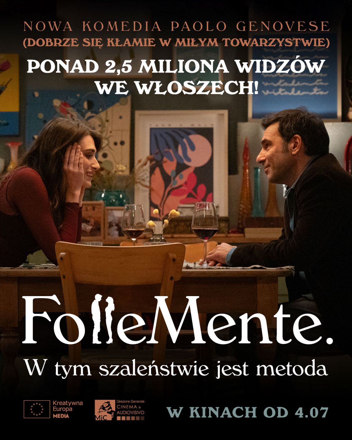 KINO - komedia: FolleMente. W tym szaleństwie jest metoda KINO - komedia: FolleMente. W tym szaleństwie jest metoda