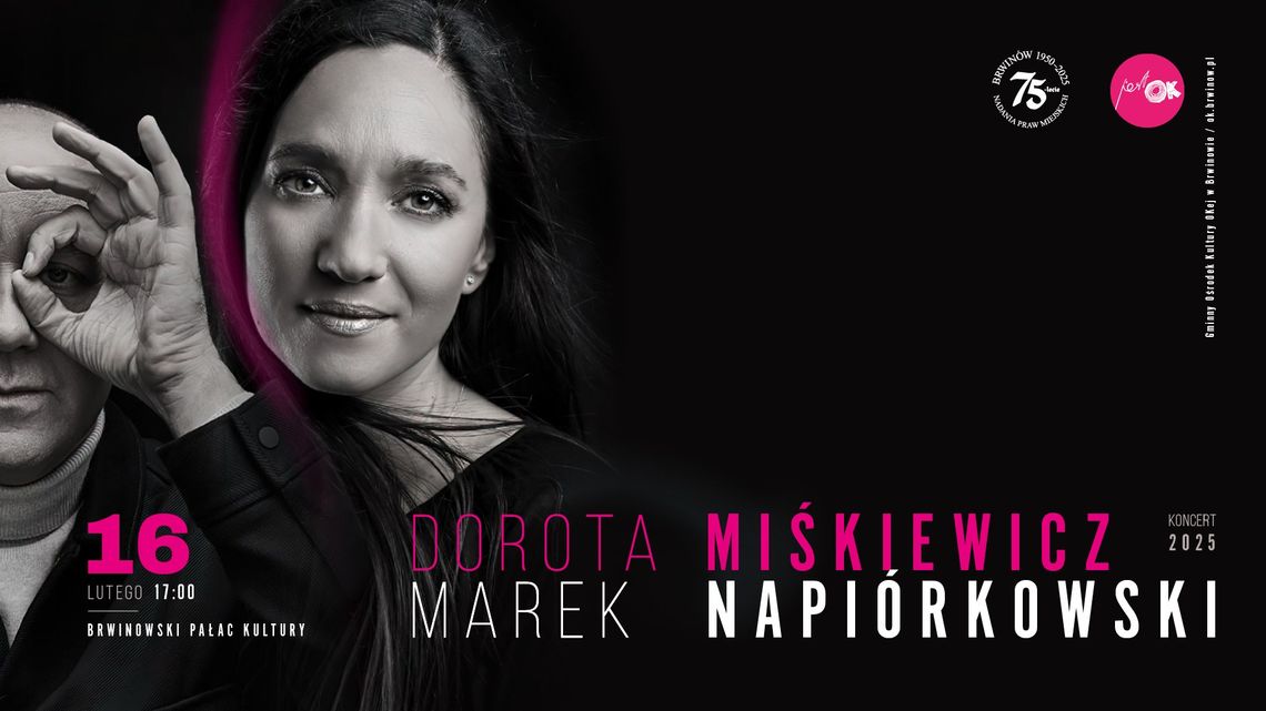 Koncert duetu – Dorota Miśkiewicz i Marek Napiórkowski Koncert duetu – Dorota Miśkiewicz i Marek Napiórkowski