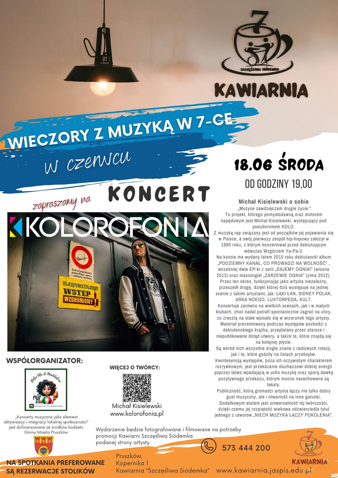 Koncert KOLOROFONIA Michała Kisielewskiego Koncert KOLOROFONIA Michała Kisielewskiego
