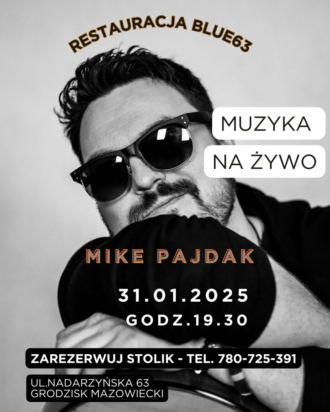 Koncert na żywo - Mike Pajdak