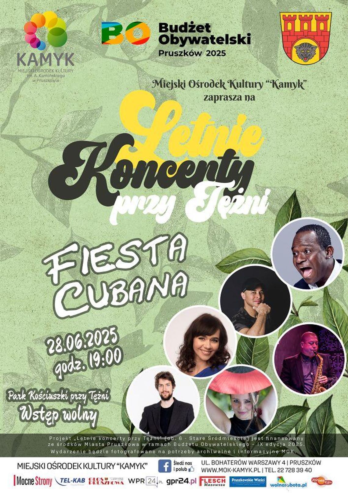 Koncert plenerowy z cyklu Letnie Koncerty Przy Tężni – Fiesta Cubana Koncert plenerowy z cyklu Letnie Koncerty Przy Tężni – Fiesta Cubana