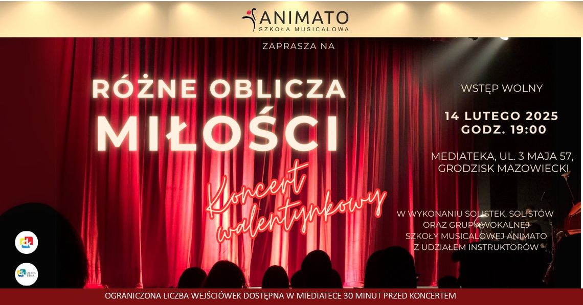 Koncert walentynkowy "Różne oblicza miłości"