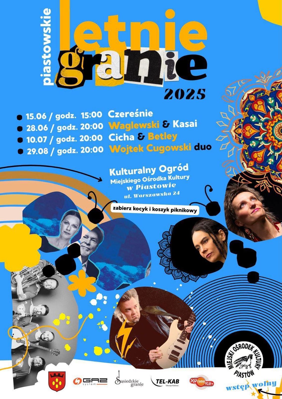 Koncert Zespołu CZEREŚNIE - piastowskie Letnie Granie Koncert Zespołu CZEREŚNIE - piastowskie Letnie Granie