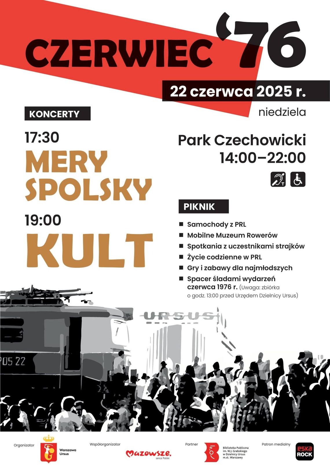 KONCERT zespołu KULT i Mery Spolsky + PIKNIK KONCERT zespołu KULT i Mery Spolsky + PIKNIK