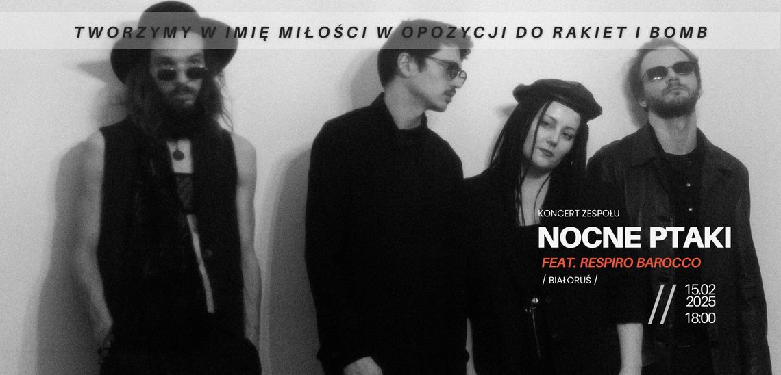 Koncert zespołu NOCNE PTAKI