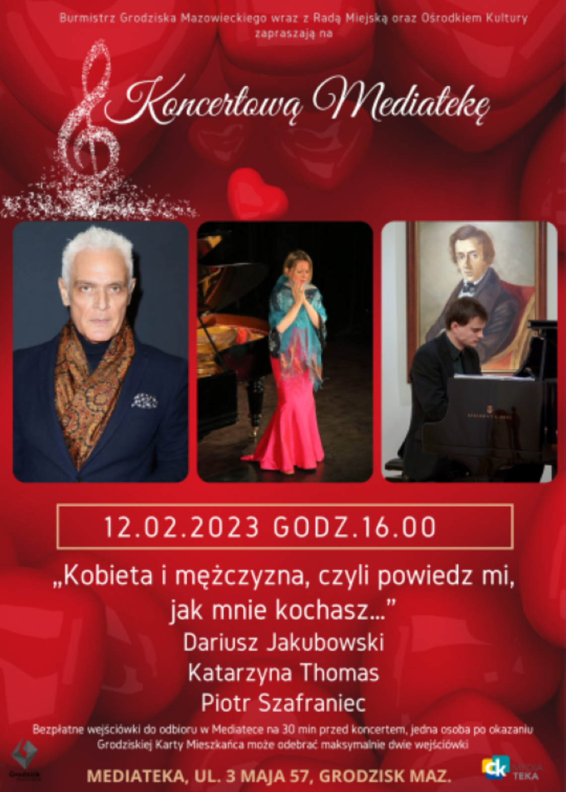 Koncertowa Mediateka – „Kobieta i mężczyzna, czyli powiedz mi, jak mnie kochasz…”