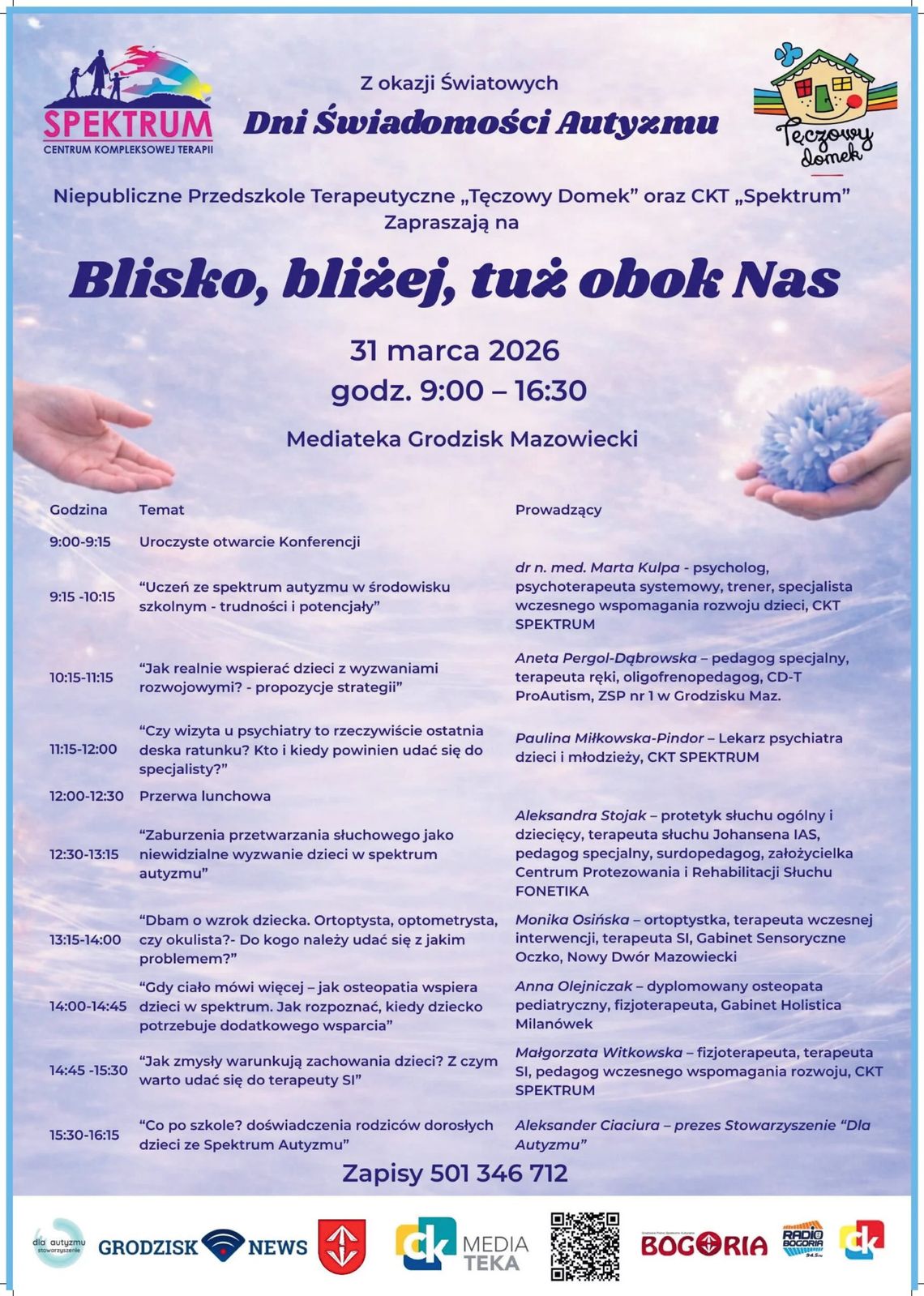 Konferencja z okazji Światowych Dni Świadomości Autyzmu