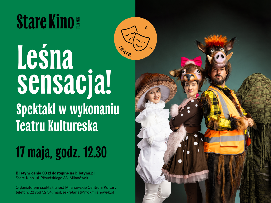 Leśna sensacja! – spektakl dla dzieci