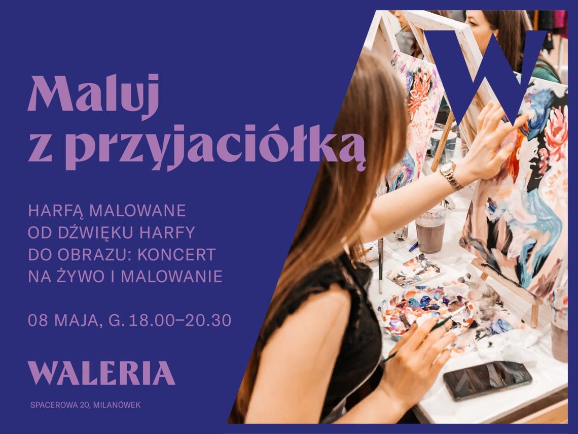 Maluj z przyjaciółką – Harfą Malowane
