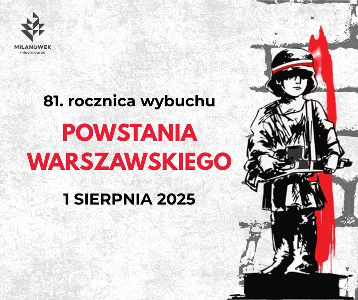 Obchody 81. rocznicy wybuchu Powstania Warszaskiego w Milanówku