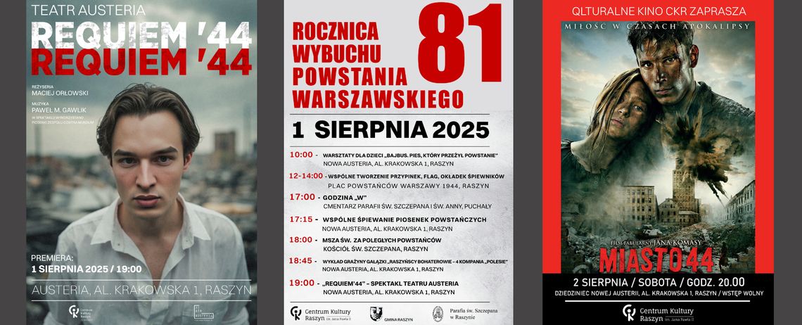 Obchody 81. rocznicy wybuchu Powstania Warszawskiego w Raszynie Obchody 81. rocznicy wybuchu Powstania Warszawskiego w Raszynie