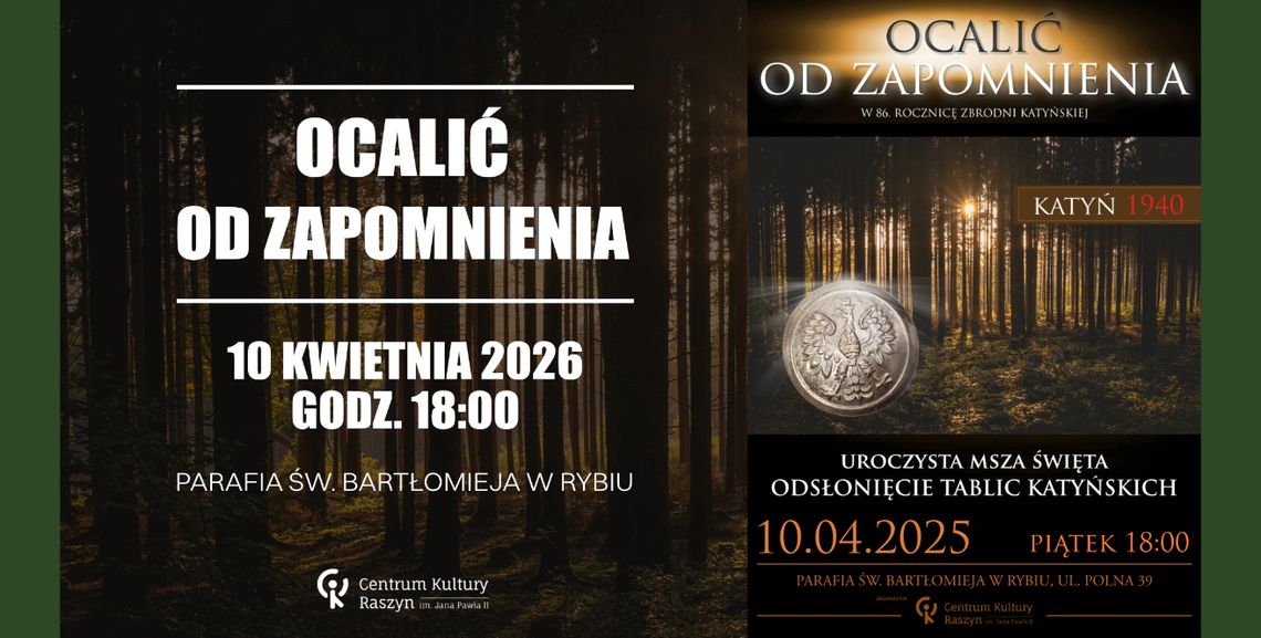 Ocalić od zapomnienia - Uroczysta Msza Św. Ocalić od zapomnienia - Uroczysta Msza Św.