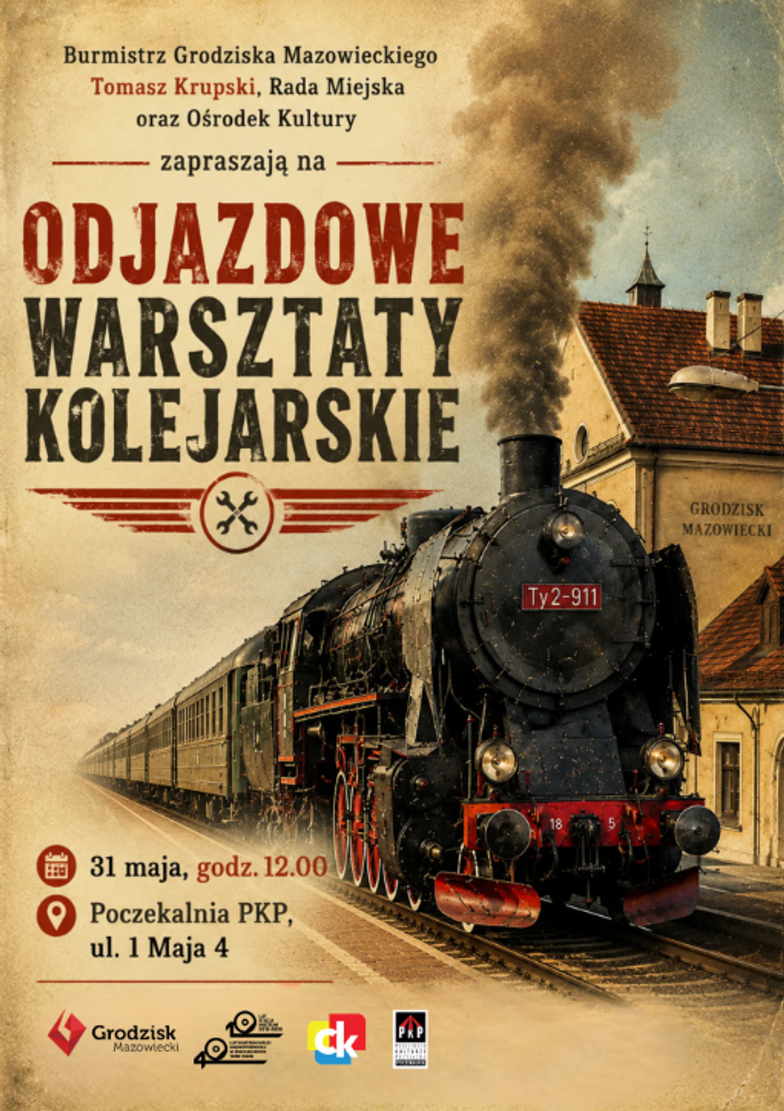 Odjazdowe Warsztaty Kolejarskie w Grodzisku Mazowieckim
