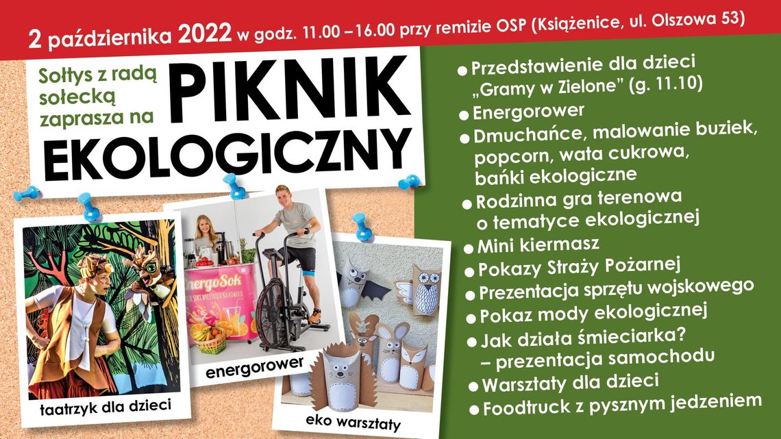 Piknik Ekologiczny w Książenicach Piknik Ekologiczny w Książenicach