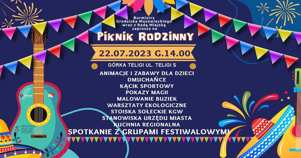 Piknik Rodzinny na Górce Teligi w Grodzisku Mazowieckim Piknik Rodzinny na Górce Teligi w Grodzisku Mazowieckim