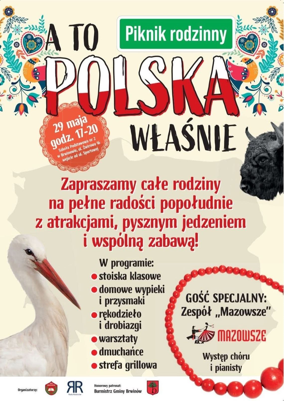 Piknik Rodzinny w Brwinowie. Gość specjalny: zespół Mazowsze Piknik Rodzinny w Brwinowie. Gość specjalny: zespół Mazowsze
