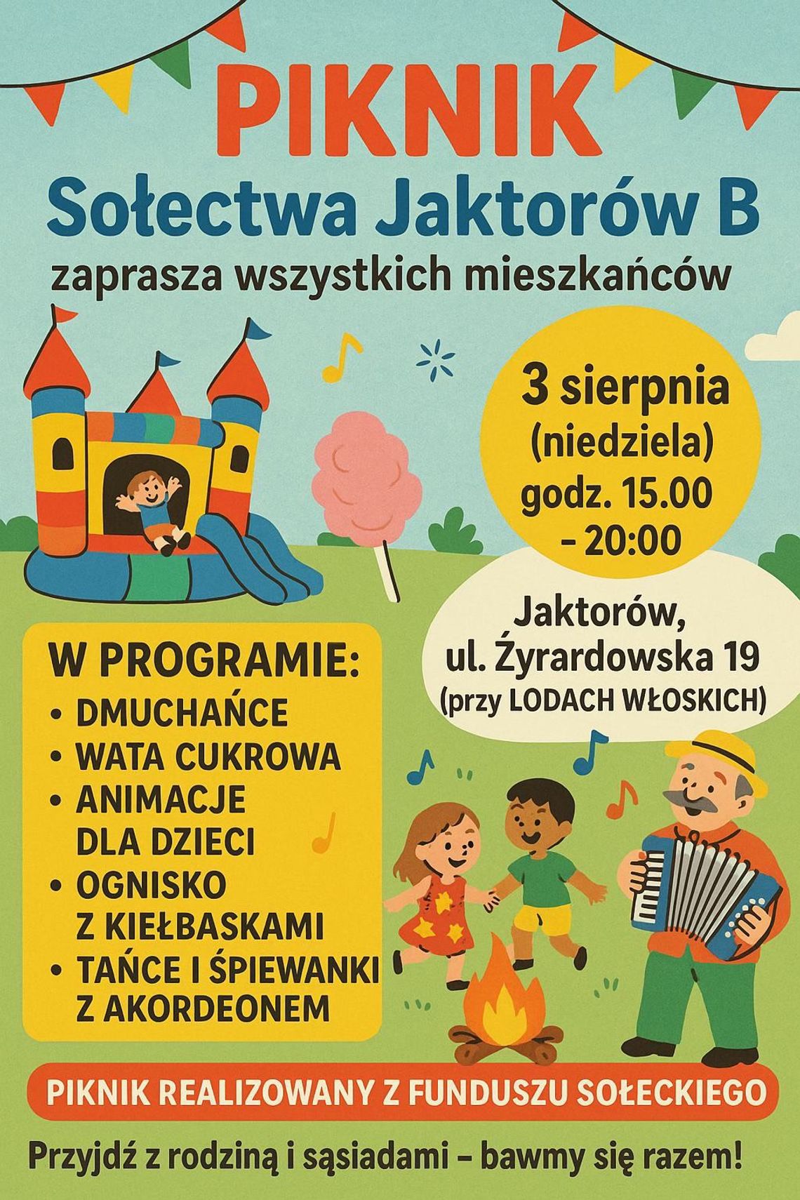 Piknik sołectwa Jaktorów B Piknik sołectwa Jaktorów B