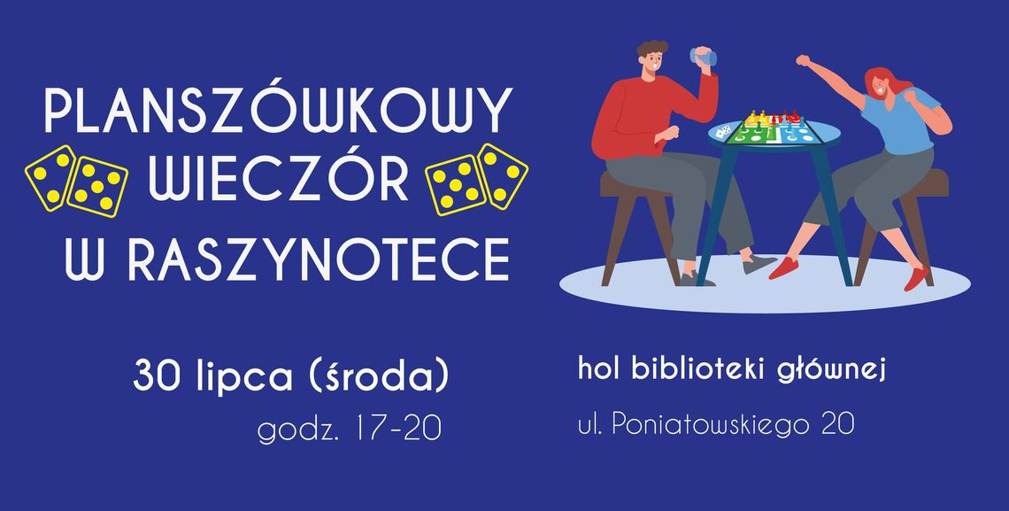 Planszówkowy Wieczór w Raszynotece Planszówkowy Wieczór w Raszynotece