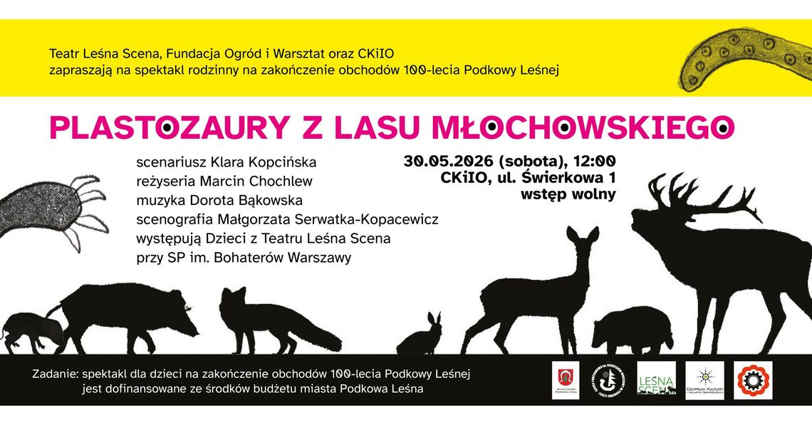 Plastozaury z Lasu Młochowskiego – spektakl rodzinny Plastozaury z Lasu Młochowskiego – spektakl rodzinny
